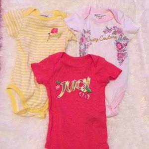 juicy couture baby onesies